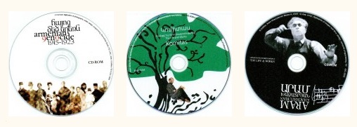 Armenian Multimedia CD/DVD-ROMs (© Photo courtesy of Asbarez.com) Armenian Multimedia CD/DVD-ROMs (© Photo courtesy of Asbarez.com)